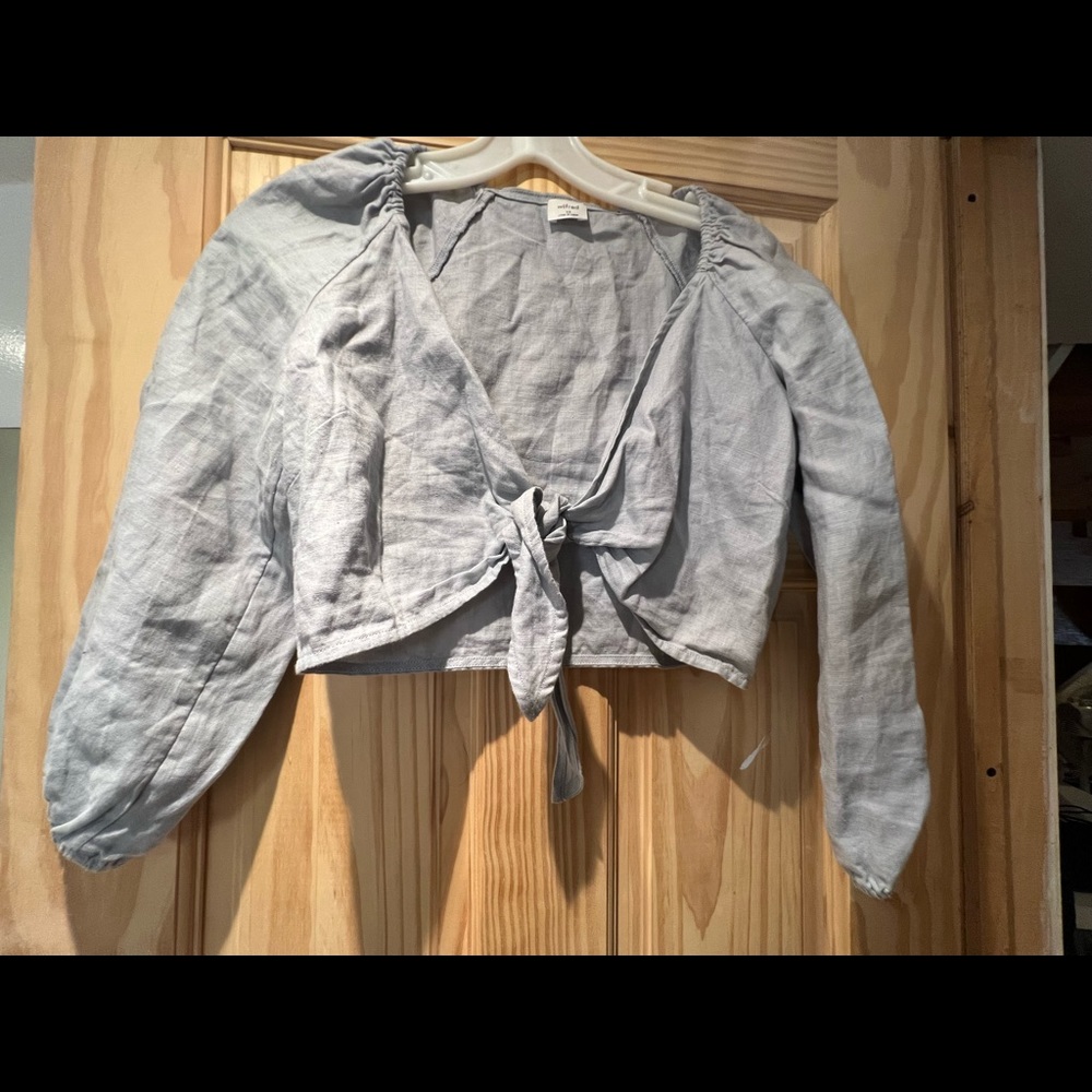 Tie up crop top